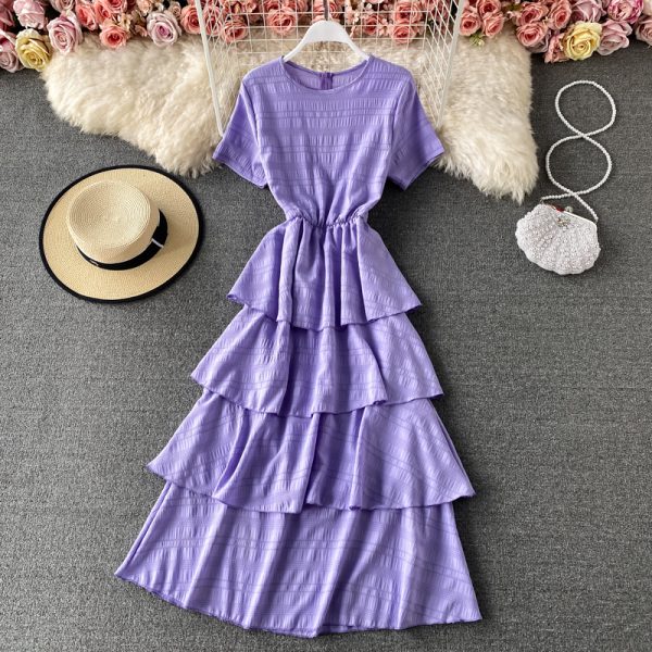 Lady's summer fashion long dress